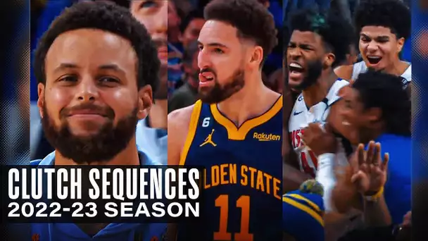 The Best Clutch Sequences From The 2022-23 NBA Season!