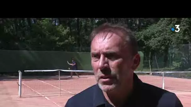 Jean Paul Lavédrine, vice-président du club de tennis de Chénérailles
