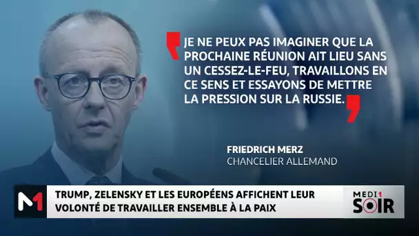 Trump, Zelensky et les européens affichent leur volonté de travailler ensemble à la paix