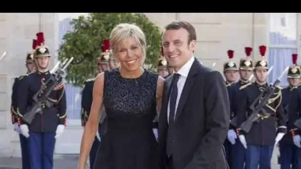 PHOTOS #8211; Quand Brigitte Macron osait la mini robe pour sa 1ère apparition en couple à l’Élysé