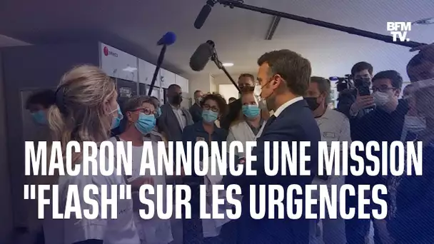 Emmanuel Macron annonce une mission d’information sur les urgences