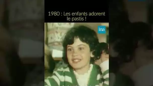 1980 : Les enfants aiment le pastis 🥴 #INA #SHORTS