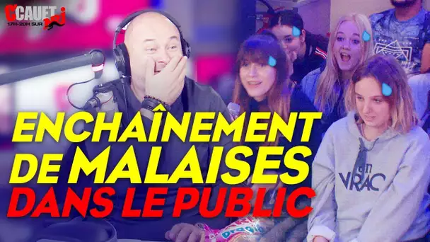 ENCHAINEMENT DE MALAISES DANS LE PUBLIC