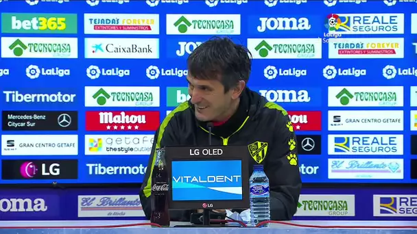 Rueda de prensa Getafe CF vs SD Huesca