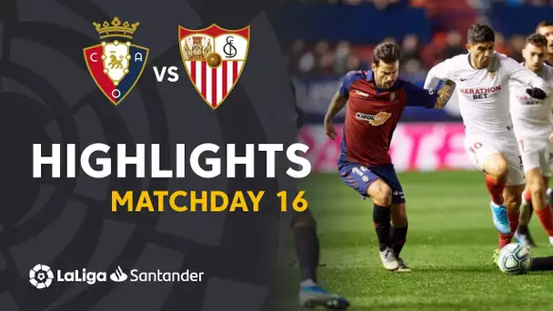 Highlights CA Osasuna vs Sevilla FC (1-1)