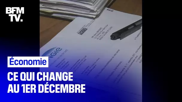 Gaz, impôt...Ce qui change au 1er décembre