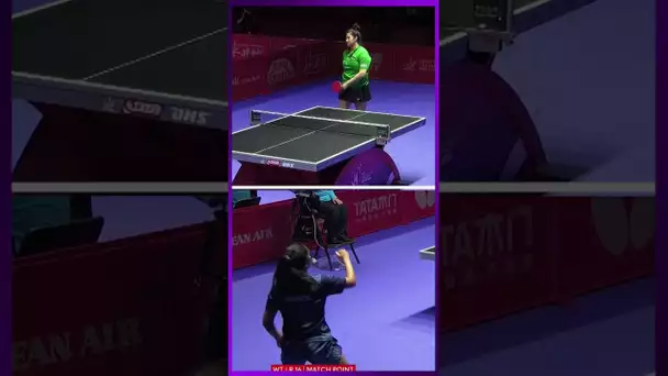 L'incroyable balle de match de la Française Pavade #pingpong #wtt