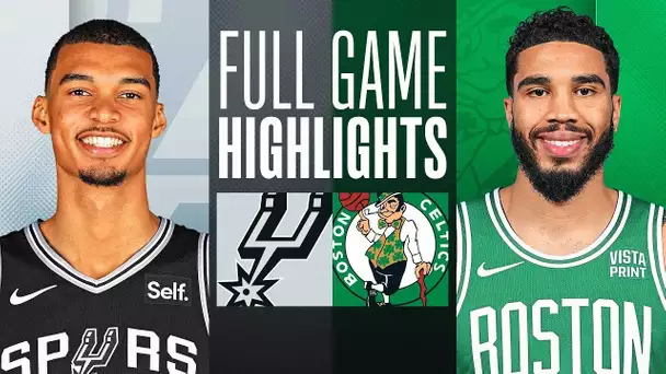 SPURS at CELTICS | FULL GAME HIGHLIGHTS | January 17, 2024