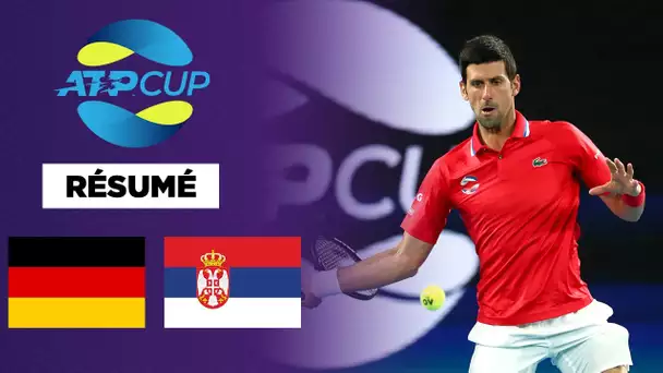 Résumé ATP Cup : La Serbie de Djokovic chute face à l'Allemagne de Zverev