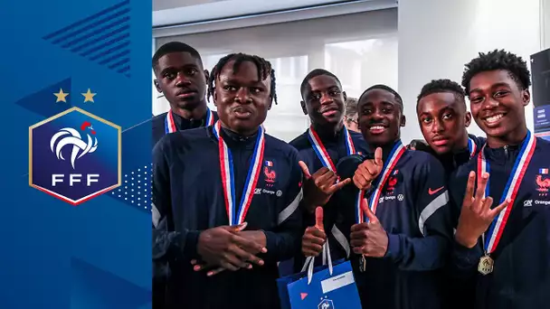 Les champions d'Europe U17 récompensés à la FFF I FFF 2022