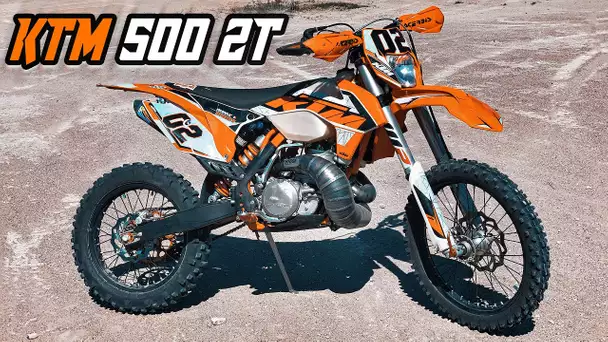 ESSAI DU 500cc 2 TEMPS KTM ! (J’ai mal aux bras !)