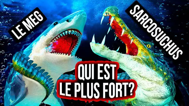 Et si Megalodon vs. Crocodile géant : Bataille épique de géants !