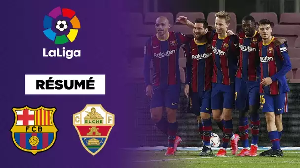 🇪🇸 Résumé - LaLiga : Messi et le FC Barcelone dominent Elche