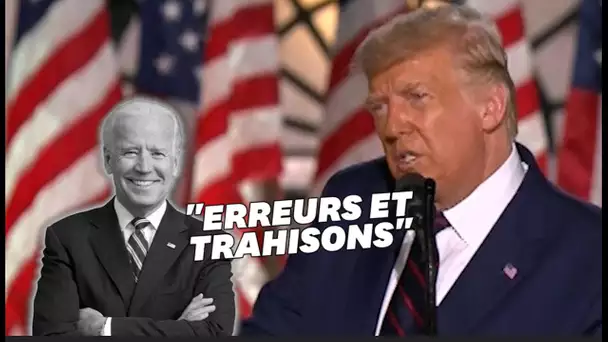 Trump attaque très violemment Biden dans son discours à l'investiture républicaine