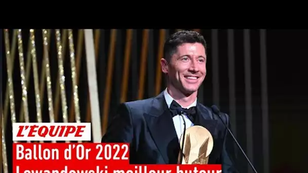 Ballon d'Or 2022 - Robert Lewandowski (Barça) remporte le Trophée Gerd Müller du meilleur buteur