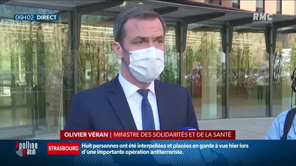 Covid-19: Olivier Véran reconnaît qu’il y a des créneaux libres mais ne veut pas brûler les étapes