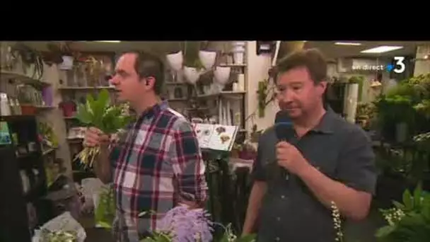 Spécial muguet : le 12/13 en direct du fleuriste Gilles Sonnet à Fontaine-lès-Dijon