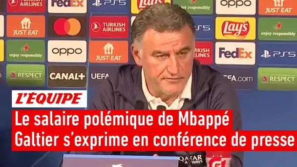 Galtier sur le salaire polémique de Kylian Mbappé : "C'est de l'extrasportif, ça ne me concerne pas"