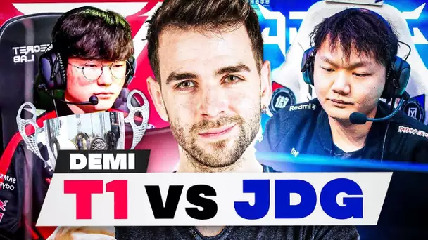 100% VOUS N'AVEZ JAMAIS VU ÇA SUR LOL ! (T1 vs JDG, DEMI  Game 1)