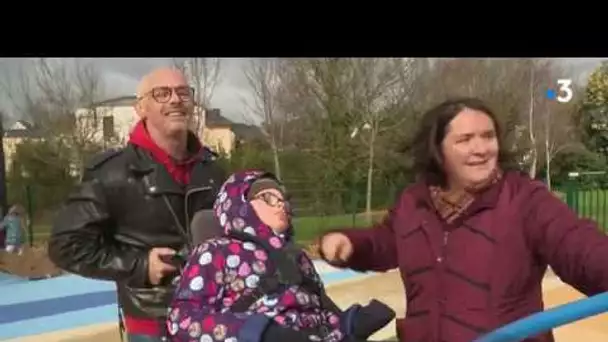 Vannes : une aire de jeux pour tous les enfants, handicapés ou non
