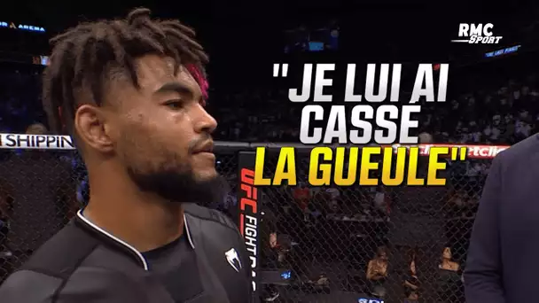 UFC Paris : "J'attends le bon timing et je lui casse la gueule", Charrière en feu après sa victoire