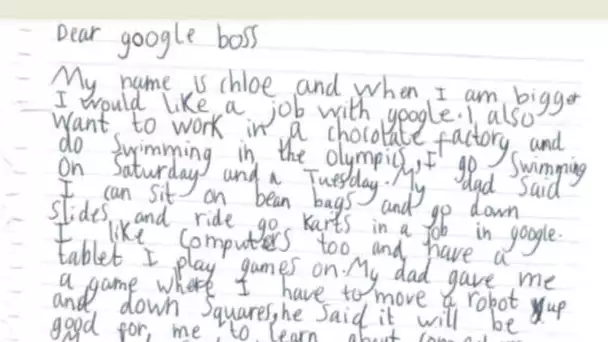 Âgée de 7 ans, elle postule chez Google et reçoit une réponse !