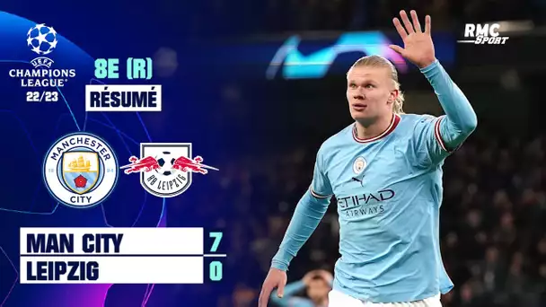 Résumé : Manchester City (Q) 7-0 Leipzig - Ligue des champions (8e retour)