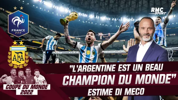 Coupe du monde 2022 : "L'Argentine est un beau champion du monde" estime Di Meco