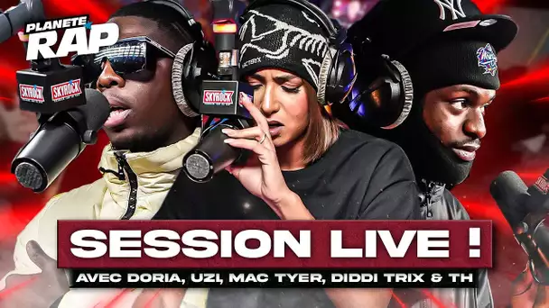 SESSION FREESTYLE avec Doria, Uzi, Mac Tyer, Diddi Trix & TH ! #PlanèteRap