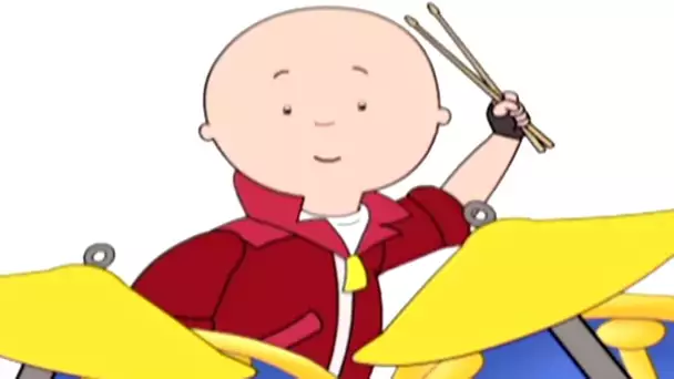 Caillou en Français | Caillou Apprend à Jouer de la Batterie | 407 | dessin animé | NOUVEL ÉPISODE