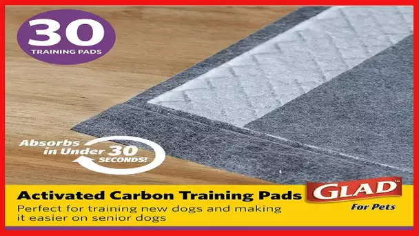 Glad for Pets Black Charcoal Puppy Pads-New & Improved Puppy Potty Training Pads