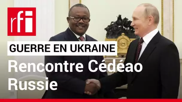 Umaro Sissoco Embalo en ambassadeur de paix entre la Russie et l'Ukraine • RFI