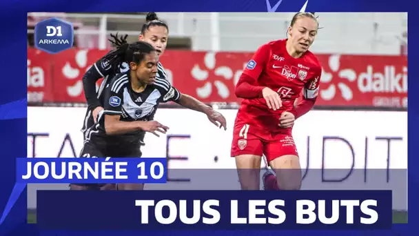 D1 Arkema, journée 10 : tous les buts