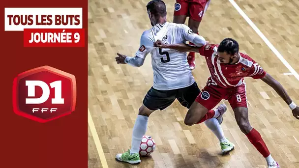 D1 Futsal, Journée 9 : tous les buts