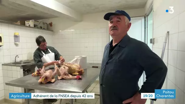 Rencontre avec un agriculteur de Charente-Maritime avant le congrès de la FNSEA