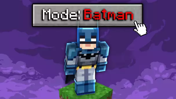 J'ai acheté le mod "Officiel" Batman de Minecraft....