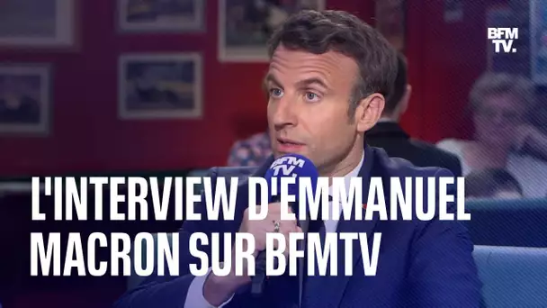 L'intégralité de l'interview d'Emmanuel Macron à BFMTV après le premier tour