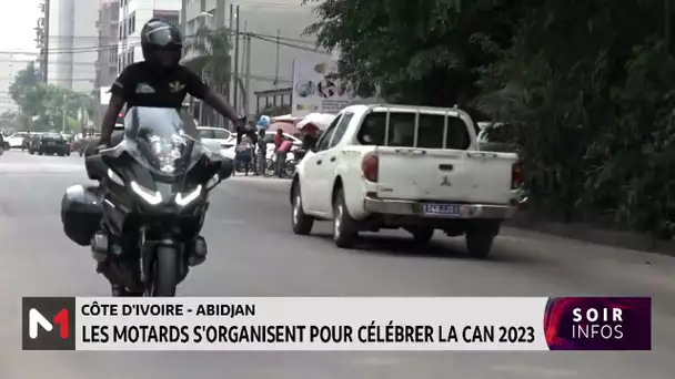 Côte d´Ivoire : les motards s´organisent pour célébrer la CAN 2023