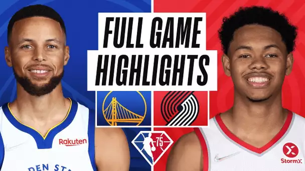 WARRIORS at TRAIL BLAZERS | FULL GAME HIGHLIGHTS | February 24, 2022