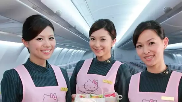 Voyager dans un avion "Hello Kitty" : c'est désormais possible !