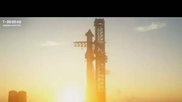 Les deux étages de la fusée Starship ont explosé après leur séparation (SpaceX)