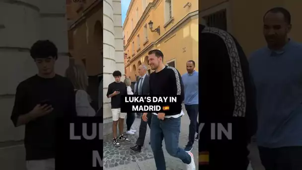¡Vaya día! 🇪🇸 Luka Doncic had quite the day in Madrid for the first time in 5 years! | #Shorts