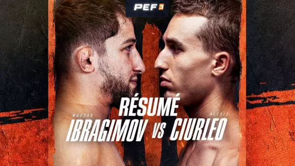 MMA - PEF 3 : Ibragimov quitte le monde amateur en mettant KO Ciurleo !