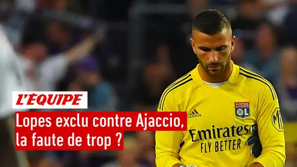 OL : Lopes exclu contre Ajaccio après une nouvelle sortie agressive, est-ce la faute de trop ?