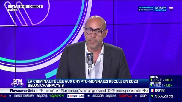 BFM Crypto, le Club: La criminalité liée aux crypto-monnaies recule en 2023 selon Chainalysis