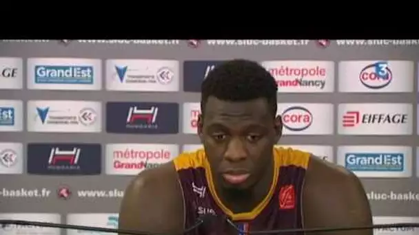 Interview d&#039;Abdel Sylla après la défaire de l&#039;Orléans Loiret Basket face à Nancy