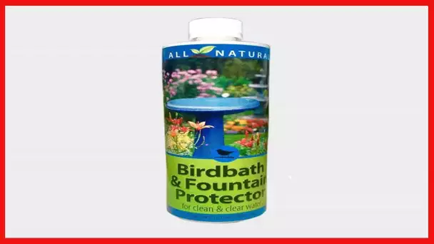Birdbath & Fountain Protector 95566, 16 oz. for Clean and Clear Water, 16 Fl Oz (Pack of 1)
