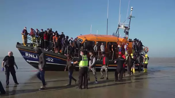 Migrants sur les côtes du Royaume-Uni