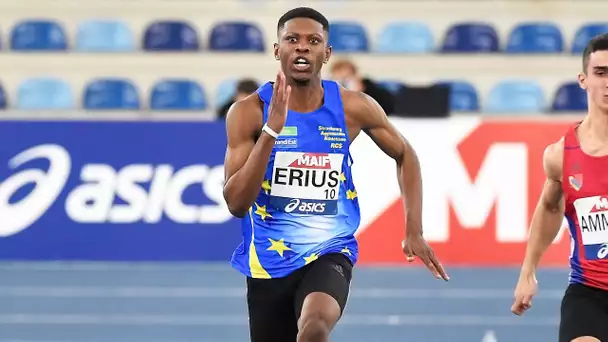 Miramas 2021 : Le record de France cadets du 60 m de Jeff Erius en 6''78