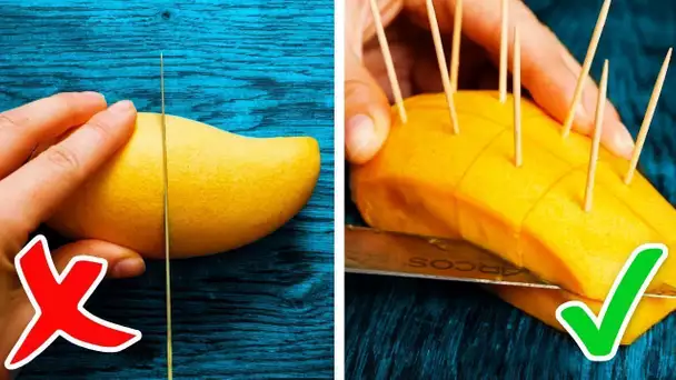 14 ASTUCES BRILLANTES AVEC DES FRUITS